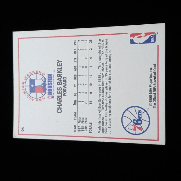 Set 2 NBA 1989 Charles Barkley Trading Card & 1994 Refractor Topps Trading Card - Picture 13 of 17